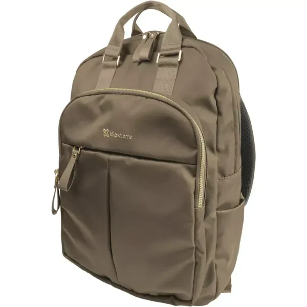 Klip Xtreme Notebook Carrying Backpack 15.6" 1200D Nylon Brown KNB-468BR img-1
