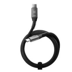 Klip Xtreme Usb Cable 24 Pin Usb-C 1.8 M Negro 240W 40Gbps Braided Fas (MPN KAC-850-6FT, Accesorios para portátiles) img-1