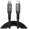 Klip Xtreme Usb Cable 24 Pin Usb-C 1.8 M Negro 60W Braided Fast Chargi (MPN KAC-250-6FT, Accesorios para portátiles) img-1