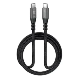 Klip Xtreme Usb Cable 24 Pin Usb-C 3 M Negro 60W Braided Fast Charging (MPN KAC-250-10FT, Accesorios para portátiles) img-1