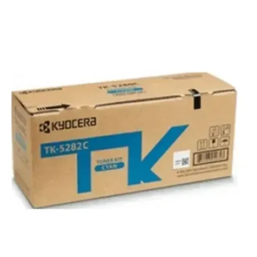 Kyocera Cartucho De Tóner Tk 5282C Para Ecosys (Cian (MPN 1T02TWCUS0, Suministros para impresoras) img-1