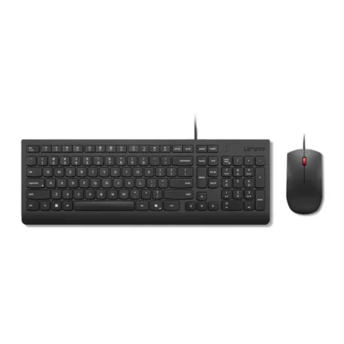 Lenovo Kit Teclado + Mouse Con Cable (MPN 4X31R64424, Kit Teclado y Mouse) img-1