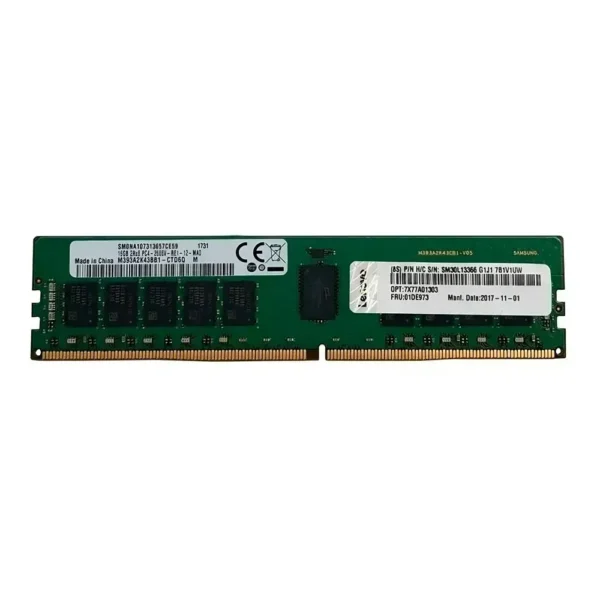 Lenovo Memoria Ram Thinksystem De 16Gb (Ddr4, 2666Mhz, 1.2V, Udimm 4ZC7A08699 img-1