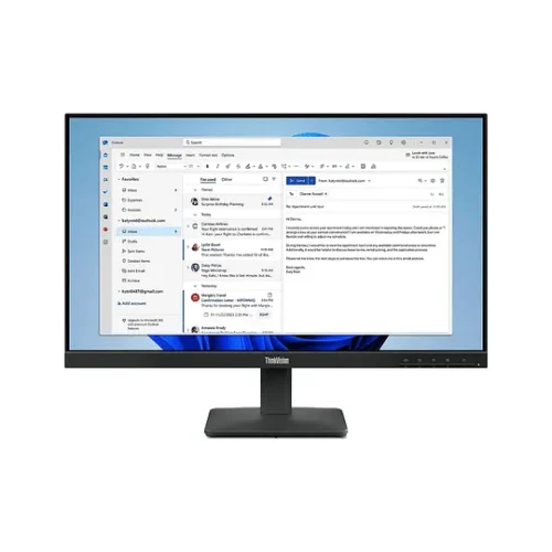Lenovo Thinkvision S24-4E Monitor 23.8", Full Hd, Va, Hdmi, Vga, Nearedgeless (MPN 64B5KAR1CL, Monitores) img-1