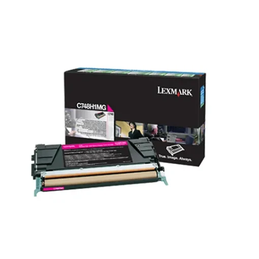 Lexmark Cartucho De Tóner Magenta Del Programa De Devolución Para 10 Mil Páginas C748H1MG img-1