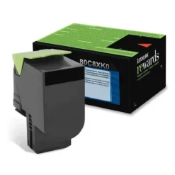 Tóner Lexmark Negro 8000 Págs, Retorno, Compatibilidad CX510, (MPN 80C8XK0, Suministros para impresoras) img-1