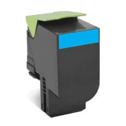 Cartucho Tóner Lexmark Unison 808HC Cian, 3000 pág, CX510de (MPN 80C8HC0, Suministros para impresoras) img-1