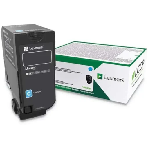 Lexmark Cartucho Tóner Cian de ultra alto rendimiento láser color (MPN 78C4UC0, Suministros para impresoras) img-1