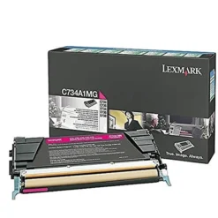 Lexmark Magenta Toner Cartridge 6K (MPN C734A1MG, Suministros para impresoras) img-1