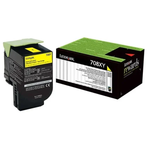 Lexmark Tóner Amarillo 708Xy Extra Alto Rendimiento 70C8XY0