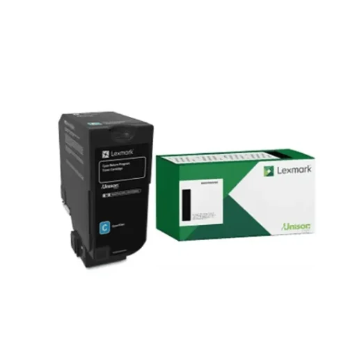 Lexmark Toner 10.5K -Cyan Return Program Toner Cartridge (MPN 71C8HC0, Suministros para impresoras) img-1