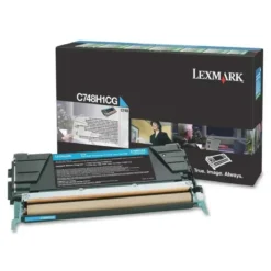 Lexmark Toner Cartridge Cyan 10K Return Program (MPN C748H1CG, Suministros para impresoras) img-1