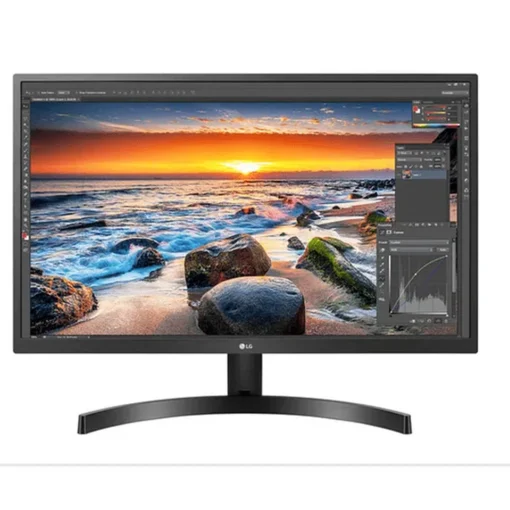 Monitor LG 27" 4K UltraFine, IPS, HDR10, FreeSync, HDMI y DisplayPort (MPN 27US500-B, Monitores) img-1