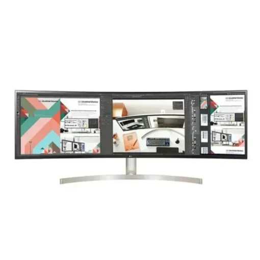 Lg Monitor Ultrapanorámico Curvo 49" (2X27"), 32:9, Dual QHD IPS 5120X1440, (MPN 49WL95C-WE, Monitores) img-1