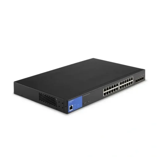 Linksys Switch Gigabit Ethernet, 24 Puertos 10/100/1000Mbps Poe + 4 Puertos (MPN LGS328MPC, Adaptadores y Accesorios De Red) img-1