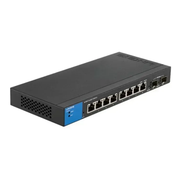 Linksys Switch Gigabit Ethernet Administrado, 8 Puertos, Seguridad