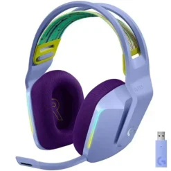 Logitech Audífonos G733 Lilac Lightspeed Inalámbrico Rgb 981-000889 img-1