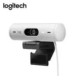 Logitech Cámara Web Brio 500, Full Hd 1080P, Micrófono Integrado, Usb-C, Blanco 960-001426 img-1