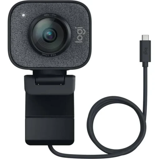 Cámara Web Logitech StreamCam Plus, 1080p/60fps, USB-C, 1.5m (MPN 960-001280, Webcam) img-1