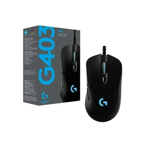 Logitech G403 HERO, Mouse Gaming, Cableado, RGB, 16000 DPI (MPN 910-005631, Mouses) img-1