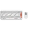 Logitech Kit Teclado Y Mouse Inalámbricos Pop Icon Combo Blanco Crudo Y Naranja (MPN 920-013055, Kit Teclado y Mouse) img-1