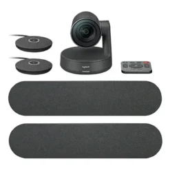 Logitech Kit Videoconferencia Rally Plus, Cámara PTZ, Micrófono Avanzado (MPN 960-001225, Sistemas integrados para Videoconferencias) img-1