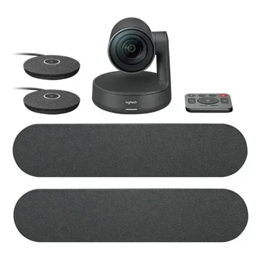 Logitech Kit Videoconferencia Rally Plus, Cámara PTZ, Micrófono Avanzado (MPN 960-001225, Sistemas integrados para Videoconferencias) img-1