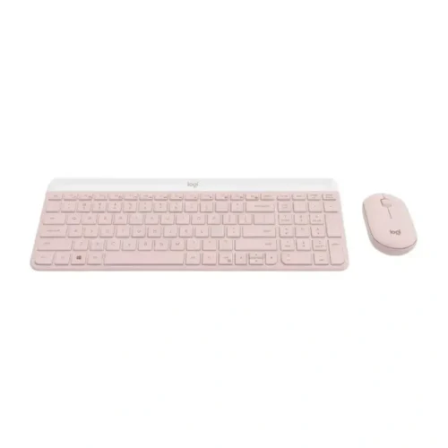 Teclado y Mouse Logitech MK470 Wireless, Ultra-silencioso, Color Rosa (MPN 920-011312, Kit Teclado y Mouse) img-1
