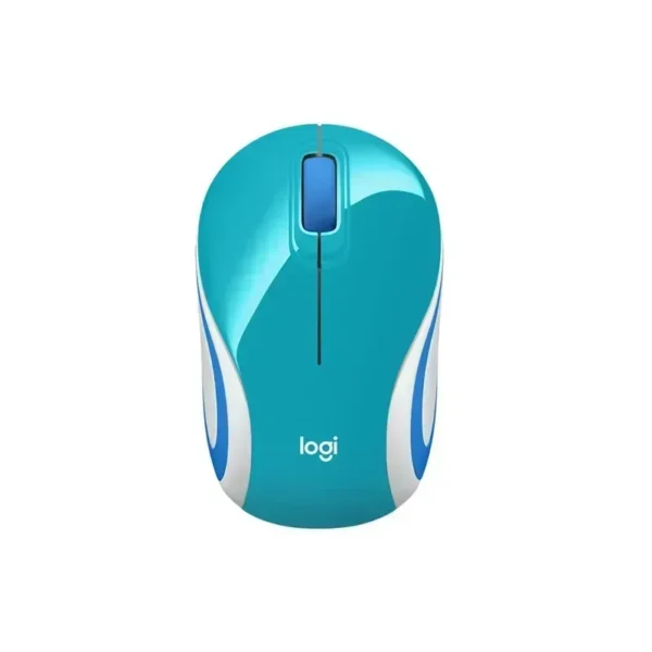 Logitech Mouse Inalámbrico M187 Mini, 3 Botones, Azul Kdtec | Productos 910-005363 img-1