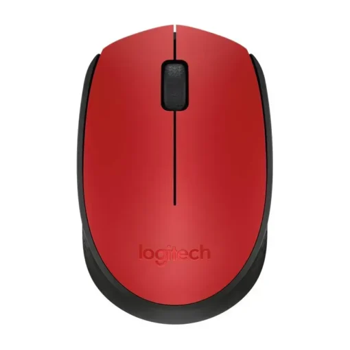 Logitech Mouse Inalambrico Usb Pequeño Oficina M170 Rojo (Mouse Inalambrico Usb 910-004941 img-1