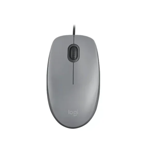 Logitech Mouse M110 Silent Silver con cable Usb 910-006757 img-1