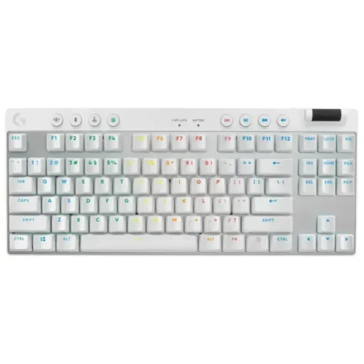 Logitech Teclado Gamer Pro X Tkl Lightspeed Blanco US Amr-403 Inalambrico P/N 920-012143 img-1