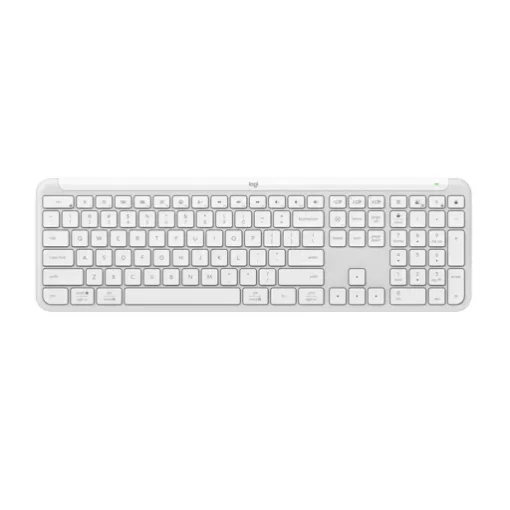 Logitech Teclado Inalámbrico Signature Slim Teclado K950, blanco en Español 920-012593