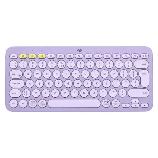 Logitech Teclado K380, Inalámbrico, Bluetooth, Lavanda, Distribución Español (MPN 920-011150, Teclados) img-1
