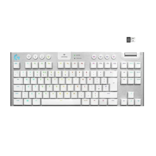 Logitech Teclado Mecanico Gamer G915 Lightspeed, Tkl, Inalámbrico, Rgb, Switch (MPN 920-009660, Teclados) img-1