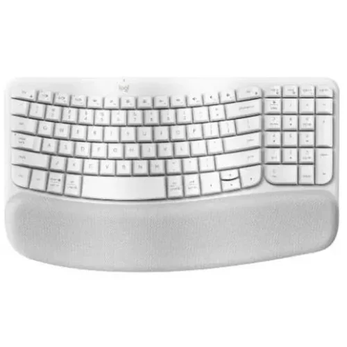 Logitech Teclado Sp Wave Keys Inalámbrico Bluetooth Color Del Teclado Blanco (MPN 920-012279, Teclados) img-1