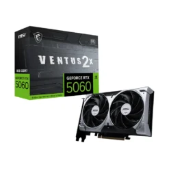 MSI GeForce , 8GB GDDR7, PCIe Gen 5, 3840 CUDA (MPN RTX 5060 8G VENTUS 2X OC, Tarjetas gráficas para PC) img-1