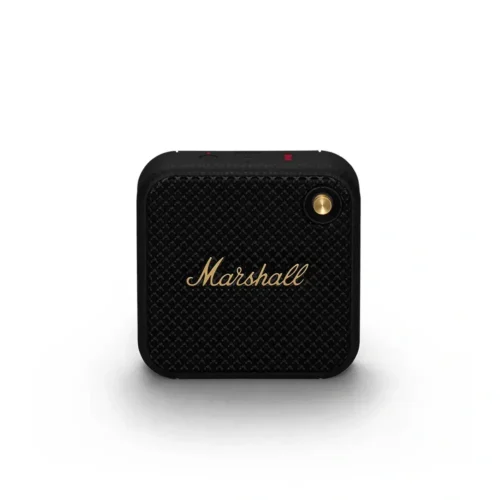 Parlante Bluetooth Marshall Willen, Portátil, 15H, IP67, Negro/Brass (MPN 1006059, Sistemas de audio) img-1