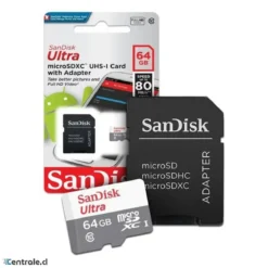 Memoria MicroSDXC Sandisk Ultra 64Gb UHS-I Clase 10 (MPN SDSQUNR-064G-CN3MA, Tarjetas Micro SD) img-1
