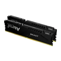 Memoria RAM 128GB (2x 64GB) DDR5 5600MT/s CL 36 Kingston Fury Beast Black (MPN KF556C36BBEK2-128, Memorias RAM para PC) img-1