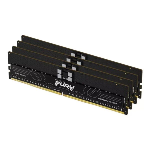 Memoria RAM 128GB (4x 32GB) DDR5 5600MT/s CL28 Kingston Fury Renegade PRO KF556R28RBE2K4-128