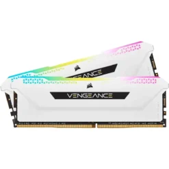Memoria RAM 16GB (2x8GB) 3600MT/s CL18 DDR4 Corsair Vengeance RGB PRO SL White (MPN CMH16GX4M2D3600C18W, Memorias RAM para PC) img-1