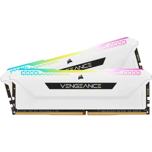 Memoria RAM 16GB (2x8GB) 3600MT/s CL18 DDR4 Corsair Vengeance RGB PRO SL White (MPN CMH16GX4M2D3600C18W, Memorias RAM para PC) img-1