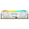 Memoria RAM 16GB 6400MT/s CL32 DDR5 Kingston Fury Renegade White RGB (MPN KF564C32RWA-16, Memorias RAM para PC) img-1