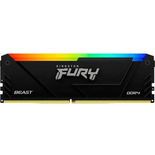 Memoria RAM 16GB DDR4 3600MT/s CL18 Kingston Fury Beast RGB KF436C18BB2A/16