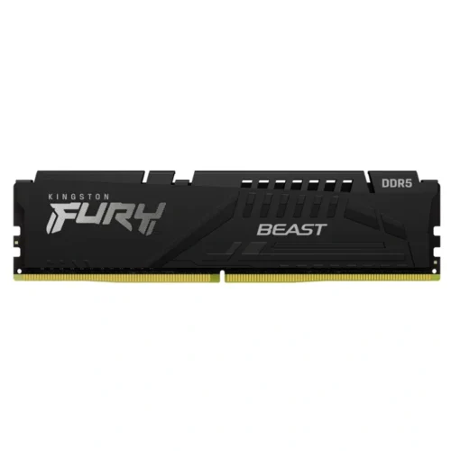 Memoria RAM 16GB DDR5 6400MT/s CL32 Kingston Fury Beast Black (MPN KF564C32BBE-16, Memorias RAM para PC) img-1
