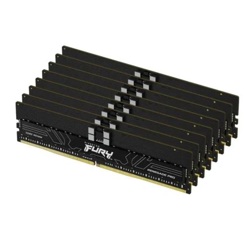 Memoria RAM 256GB (8x 32GB) DDR5 4800MT/s CL36 ECC Kingston Fury Renegade PRO (MPN KF548R36RBK8-256, Memorias RAM para servidor) img-1