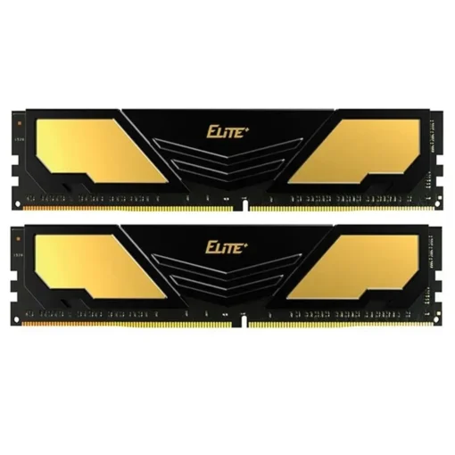 Memoria RAM 32GB (2x 16GB) DDR4 3200MT/s CL22 TeamGroup Elite+ Gold/Black (MPN TPD432G3200HC22DC02, Memorias RAM para PC) img-1