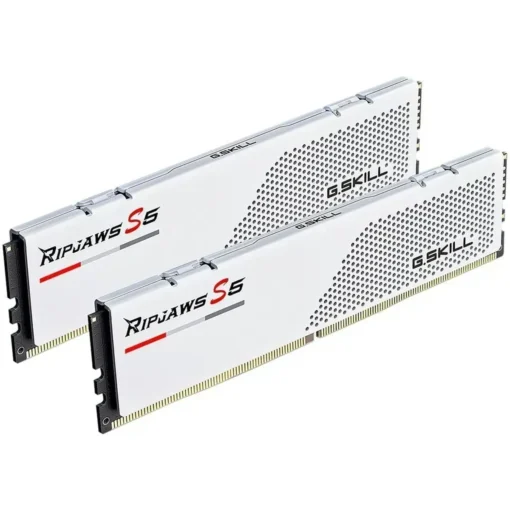 Memoria RAM 32GB (2x16GB) 5600Mhz CL28 DDR5 G.Skill Ripjaws S5 White (Intel XMP) (MPN F5-5600J2834F16GX2-RS5W, Memorias RAM para PC) img-1