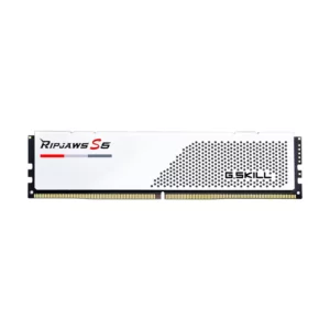 Memoria RAM 32GB (2x16GB) 6000MT/s CL30 DDR5 G.SKill Ripjaws S5 White, Intel XMP F5-6000J3040F16GX2-RS5W